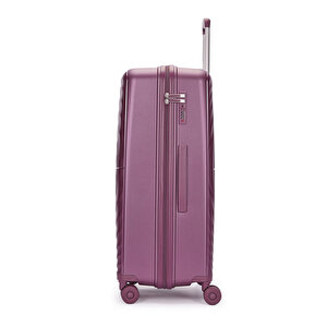 Benetton 2'li Set Büyük Ve Orta Boy %100 Polipropilen Valiz Bordo 14bnt8002