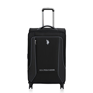U.s. Polo Assn. 3'lü Valiz Seti Lüx Kumaş Valiz Siyah 24020