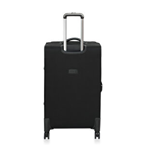 U.s. Polo Assn. 3'lü Valiz Seti Lüx Kumaş Valiz Siyah 24020