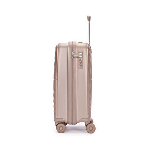 Benetton Kabin Boy %100 Polipropilen Valiz Şampanya 14bnt8002