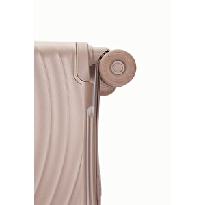 Benetton Kabin Boy %100 Polipropilen Valiz Şampanya 14bnt8002