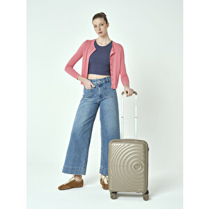 Benetton Kabin Boy %100 Polipropilen Valiz Şampanya 14bnt8002