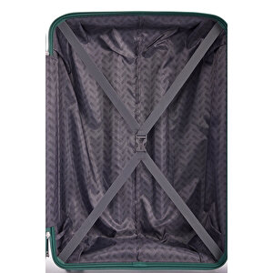 Benetton Orta Boy %100 Polipropilen Valiz Yeşil 14bnt8001