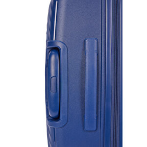 Benetton 2'li Set Büyük Ve Kabin Boy %100 Polipropilen Valiz Koyu Mavi 14bnt8001