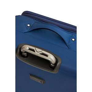 U.s. Polo Assn. 2'li Valiz Seti Büyük Ve Kabin Boy Lüx Kumaş Valiz Lacivert 24019