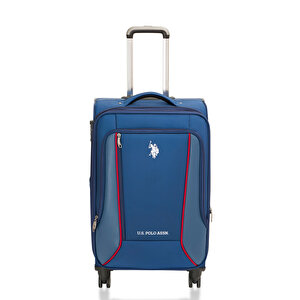 U.s. Polo Assn. 3'lü Valiz Seti Lüx Kumaş Valiz Lacivert 24019