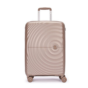 Benetton Orta Boy %100 Polipropilen Valiz Şampanya 14bnt8002