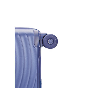 Benetton 2'li Set Büyük Ve Orta Boy %100 Polipropilen Valiz Mavi 14bnt8002