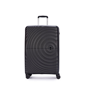 Benetton Büyük Boy %100 Polipropilen Valiz Siyah 14bnt8002