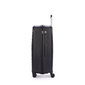 Benetton Büyük Boy %100 Polipropilen Valiz Siyah 14bnt8002