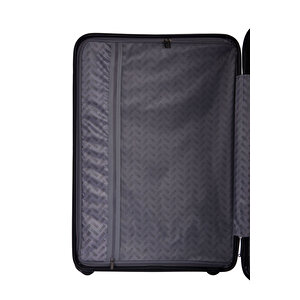 Benetton Büyük Boy %100 Polipropilen Valiz Siyah 14bnt8002