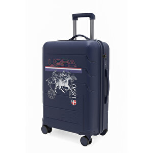 U.s. Polo Assn. Polipropilen Kırılmaz 3'lü Valiz Seti Lacivert 24053