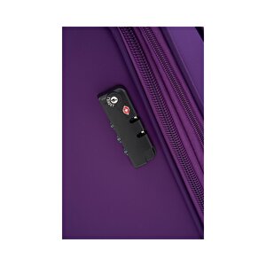 U.s. Polo Assn. Hafif Lüx Kumaş Kabin Boy Valiz Mor 24030