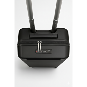 Pierre Cardin Büyük Ve Kabin Boy 2'li Set %100 Polipropilen Valiz Siyah 04pc7090