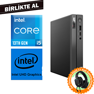 Thinkcentre Neo 50q G4 I5-13420h 64gb 1tb Ssd Fdos Mini Pc + Gaming Kulaklık 12lms4xctx 029