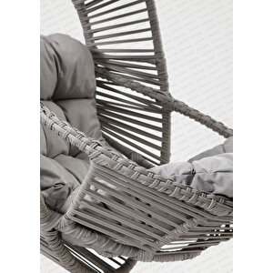 Nobel Tek Kişilik Bahçe Ve Balkon Salıncağı Gri