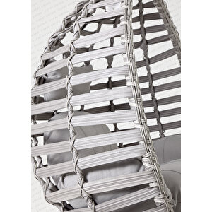 Gümbet Tek Kişilik Bahçe Ve Balkon Salıncağı Gri