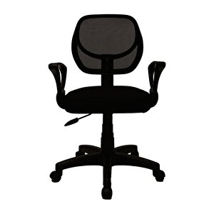 Gökkuşağı File Çalışma Koltuk Siyah