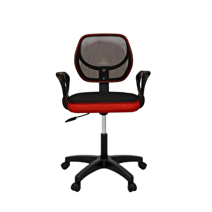 Gökkuşağı File Çalışma Koltuk Kırmızı