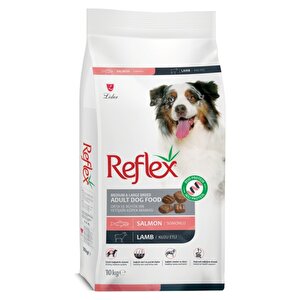 Duo Proteinli Somonlu Ve Kuzu Etli Orta Ve Büyük Irk Yetişkin Köpek Maması 10 Kg