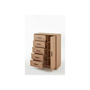 Bade Çekmeceli̇ Rafli Çok Amaçli Şi̇fonyer Dolap