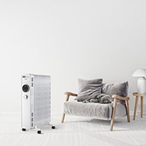 13 Dilim Beyaz Radyatör Kum1240s