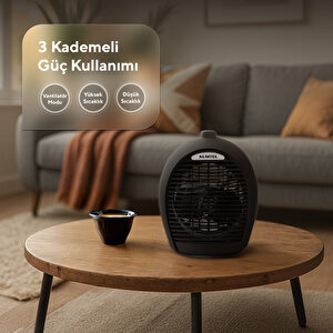Fanlı Isıtıcı 2000 W Lx-6331 Füme