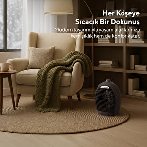 Kumtel Fanlı Isıtıcı 2000 W Lx-6331 Füme