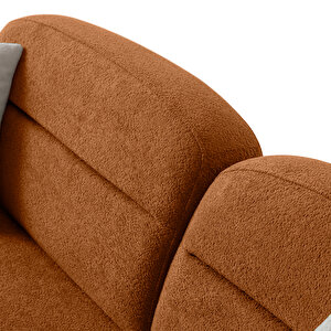 Eymense Lizbon Yataklı Sandıklı Üçlü Koltuk Turuncu