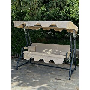 Salıncak Hamak Zırh Demir 3 Kişilik - Sultana Bahçe Balkon Teras Salıncağı A Plus Ürün