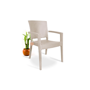 Rattan Sandalye 6 Adet Rattan Victor Kollu Sandalye Koltuk 6'lı Set A Plus