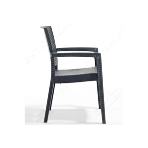 Rattan Sandalye 4 Adet Rattan Victor Kollu Sandalye Koltuk 4'lü Set A Plus