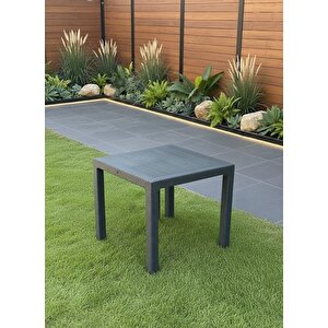 Lotus Kare Masa Takımı 90x90 Masa 4 Kişilik Masa Seti