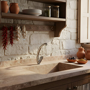 Decordem Banora Liza, Krom Kuğu Mutfak Bataryası, Paslanmaz Pirinç Gövde, Su Tasarruflu 360° Döner Musluk