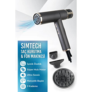 Saç Kurutma Ve Fön Makinesi, İyonik, Ultra Sessiz , Süper Hızlı