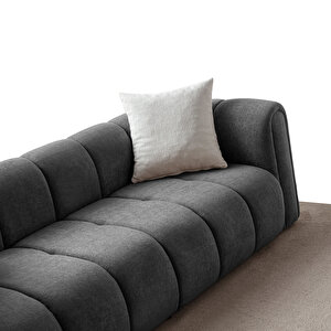 Eymense Nline Koltuk Takımı 3+1 Antrasit