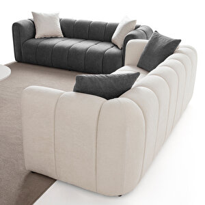 Eymense Nline Koltuk Takımı 3+3+1+1 Antrasit