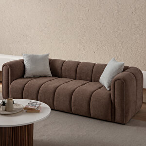 Eymense Nline Koltuk Takımı 3+1 Kahverengi