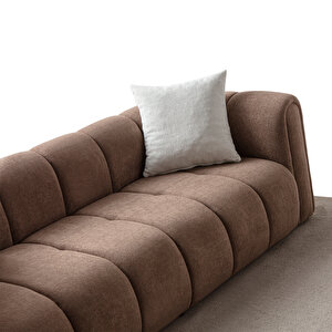 Eymense Nline Koltuk Takımı 3+1 Kahverengi