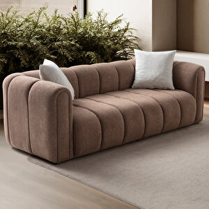 Eymense Nline Koltuk Takımı 3+3+1+1 Kahverengi