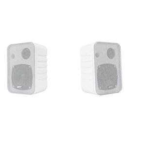 Luxury, 4" 10 Cm 8 Ohm Sütun Tipi Hoparlör Beyaz Renk