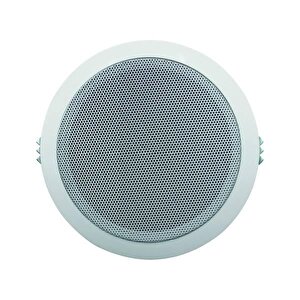 Luxury, 5'' 13cm Trafolu Tavan Tipi Alçıpan Hoparlör, Asma Tavan Hoparlörü Beyaz Renk
