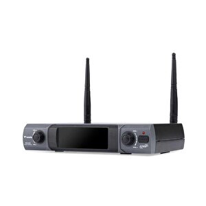 Luxury,çift El Mikrofonlu  Kablosuz Uhf Mikrofon , 5g Uyumlu Yeni Frekans