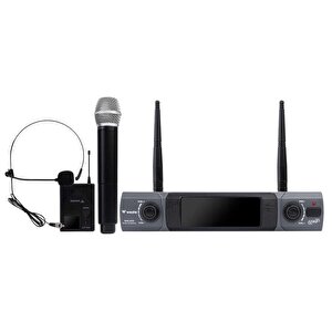 Luxury,1 Adet El 1 Adet Yaka Kablosuz Uhf Mikrofon , 5g Uyumlu Yeni Frekans