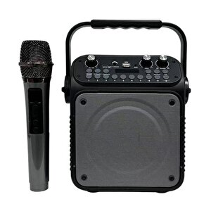 Luxury,5'' Tek El Mikrofonlu Enstrüman  Girişli Taşınabilir Ses Sistemi, Mevlüt Anfisi, Gitar Anfisi