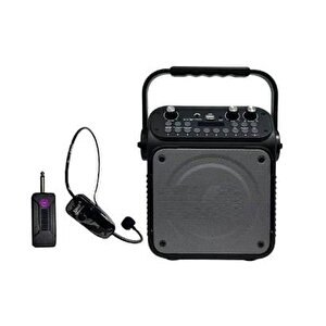 Luxury, 5'' Yaka Mikrofonlu Enstrüman  Girişli Taşınabilir Ses Sistemi, Mevlüt Anfisi, Gitar Anfisi