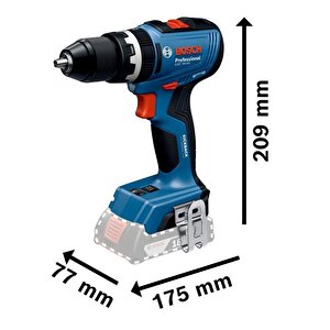Gsb 18v-65 2x5 Ah Akülü Darbeli Matkap 06019n3103 18 watt