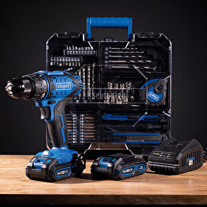 Scheppach C-dtb74/1-x 20v 1x2ah Akülü Vidalama + 74 Parça Aksesuar Seti - 5909315915