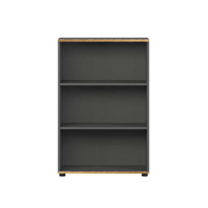 Rio 3 Raflı Kitaplık - Antrasit/kontra 72x109x34 Cm