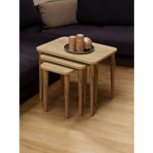 Zigon Sehpa 3 Lü Çam